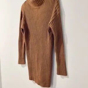 BP Carmel Mockneck Ribbed Sweater Small